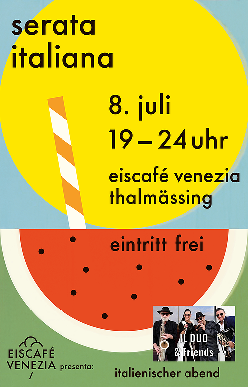 Eiscafé Venezia Plakat 2023